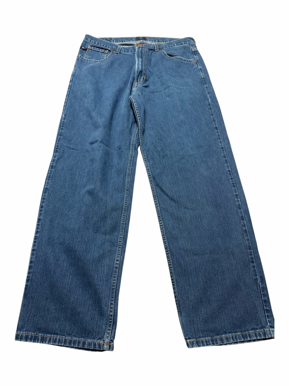 2000 Tommy Jeans Oversized Baggy Wide Leg Mens Size 38 x 32 Y2K Skater Street